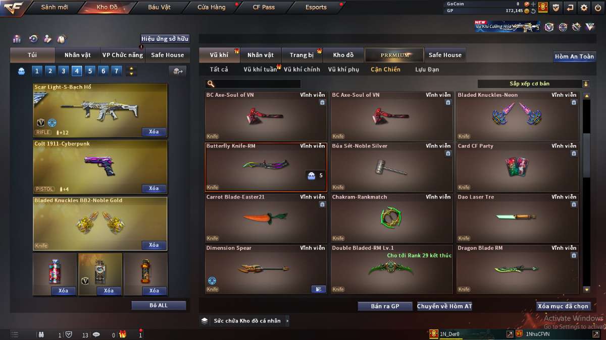 shop acc cf uy tin gia re